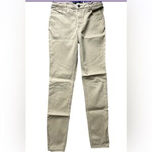 Hollister Women's Tan High Rise Super Skinny Jeans 26”w x 30L Size 3R